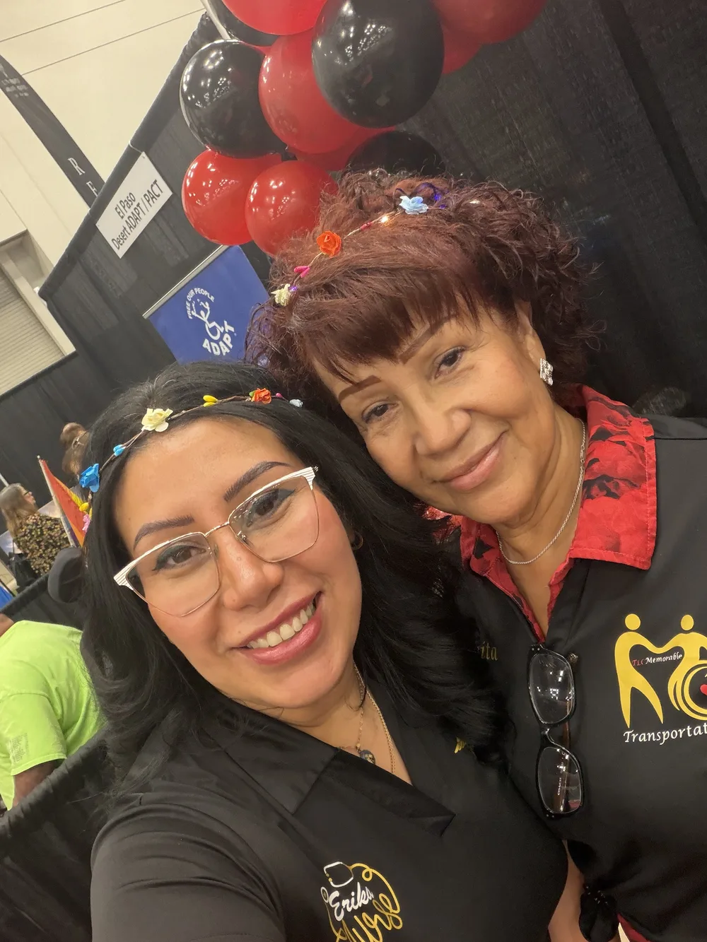 Our team at a local community health event