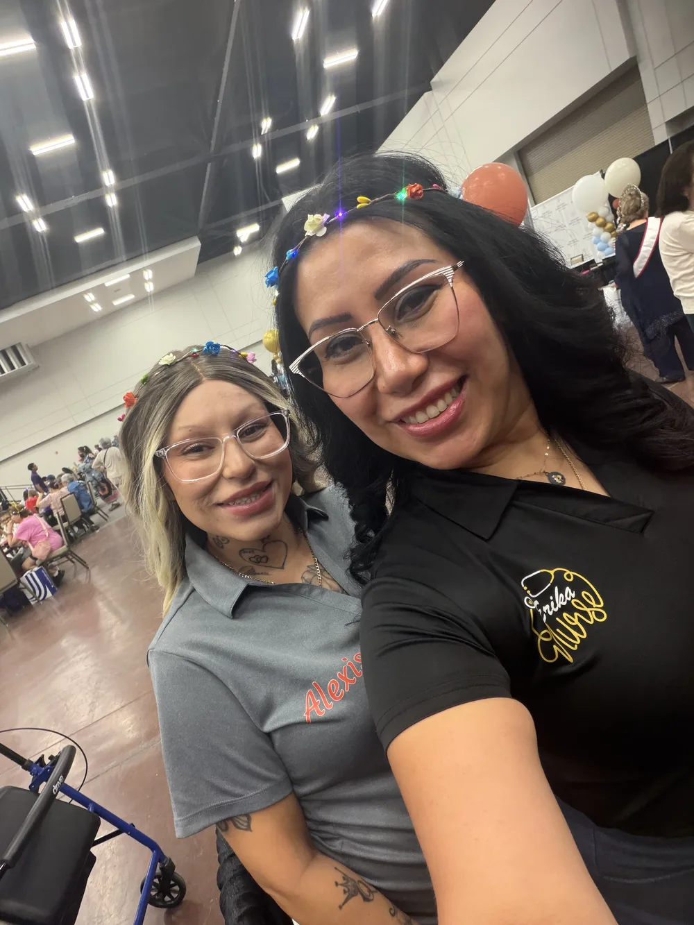 Our team at a local community health event